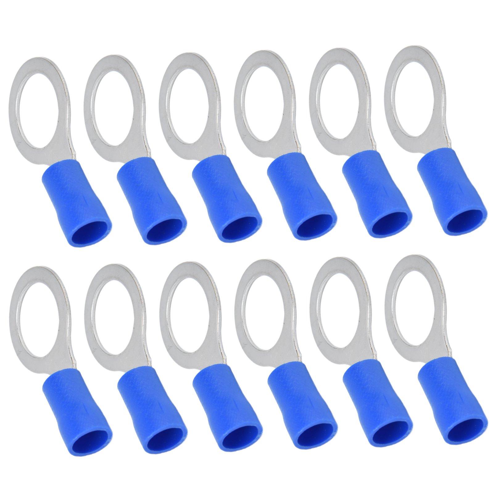 50Pcs Insulated Ring Terminals Electrical Wire Crimp Connectors Copper AWG12‑10 RV5.5 12
50Pcs Insulated Ring Terminals Electrical Wire Crimp Connectors Copper AWG12‑10 RV5.5 12