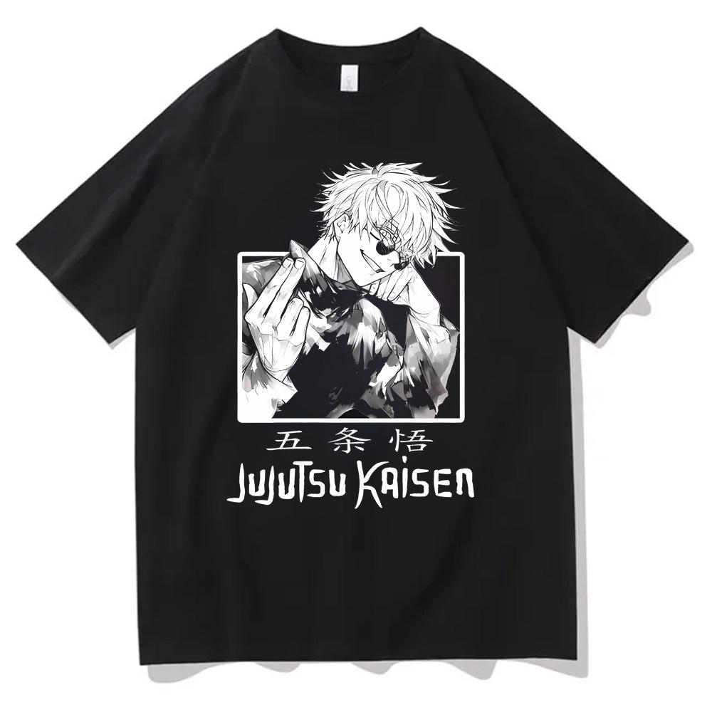 Футболки из чистого хлопка Jujutsu Kaisen европейских размеров, летние, манга, мужской топ, одежда манга S
Футболки из чистого хлопка Jujutsu Kaisen европейских размеров, летние, манга, мужской топ, одежда манга S