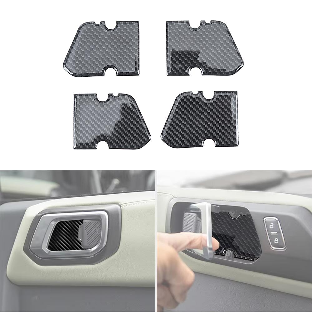 Inner Door Handle Trim Carbon Fiber Interior for Ford Bronco 2026-2026 Handle Bowl Decoration Cover Car Stickers Accessories
Inner Door Handle Trim Carbon Fiber Interior for Ford Bronco 2026-2026 Handle Bowl Decoration Cover Car Stickers Accessories