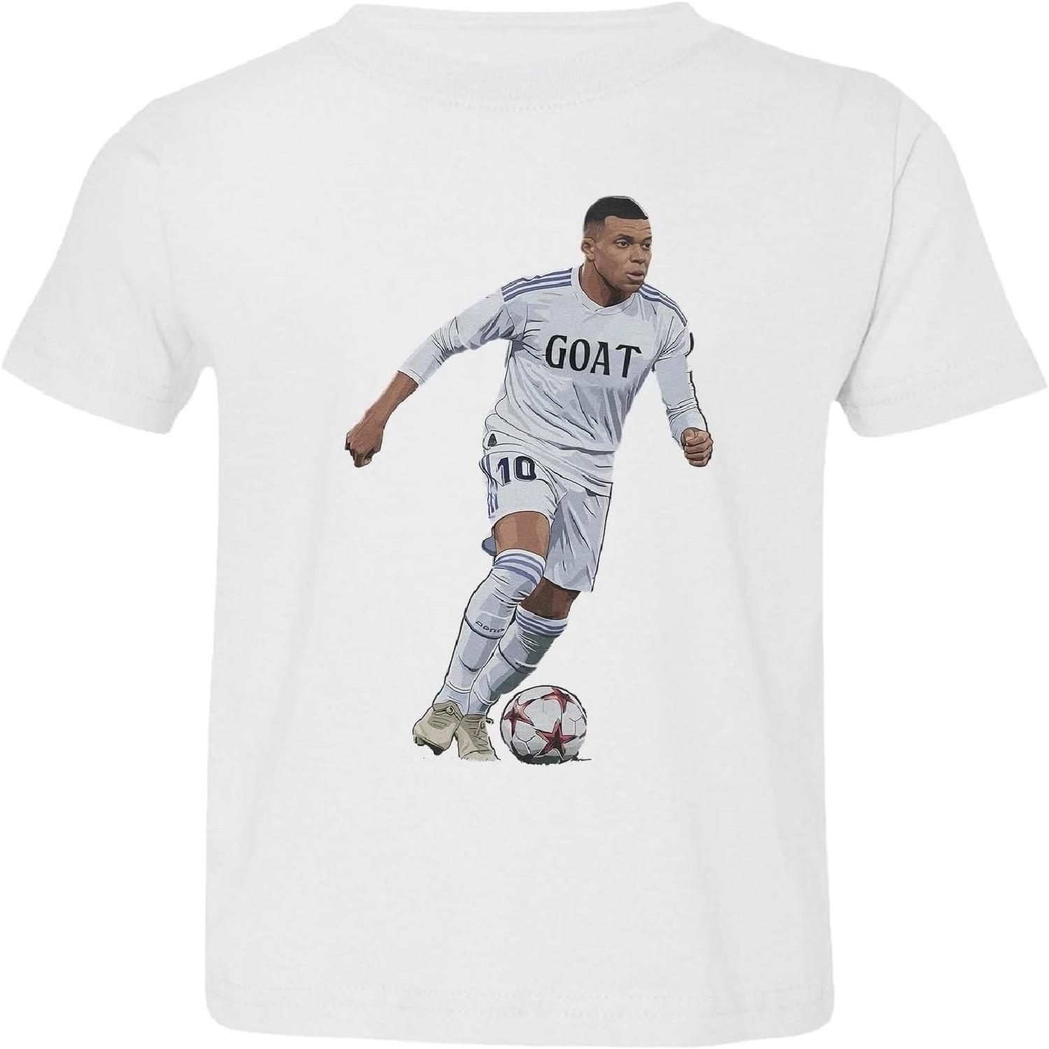 Mbappe Goat Inspired Design – Madrid 10 Tribute Toddler T-Shirt XXXXXL різнокольоровий
Mbappe Goat Inspired Design – Madrid 10 Tribute Toddler T-Shirt XXXXXL різнокольоровий