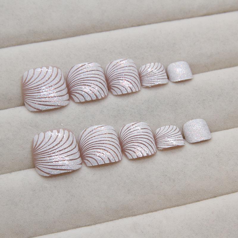 Fine Glitter Nail Plate Pattern Wearing Toenail Plate 1ml білий
Fine Glitter Nail Plate Pattern Wearing Toenail Plate 1ml білий