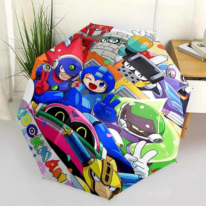 1pc Mega Man Automatic Folding Umbrella, Portable 3-Fold Design, 8-Bone Iron Frame, Outdoor for Fans, Travelers, Daily Use, Gift Idea.Y103
1pc Mega Man Automatic Folding Umbrella, Portable 3-Fold Design, 8-Bone Iron Frame, Outdoor for Fans, Travelers, Daily Use, Gift Idea.Y103