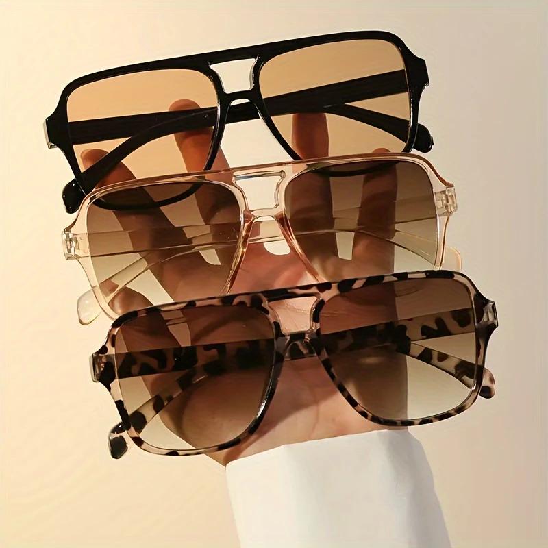 3Pcs Rectangular Frame Design, Retro Style Fashionable Glasses, Suitable for Parties, Street Photography
3Pcs Rectangular Frame Design, Retro Style Fashionable Glasses, Suitable for Parties, Street Photography