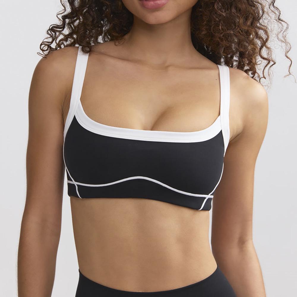 Contrast Color Yoga Suit: Elastic Sports Bra & Flared Hip-Lift Trousers Large
Contrast Color Yoga Suit: Elastic Sports Bra & Flared Hip-Lift Trousers Large