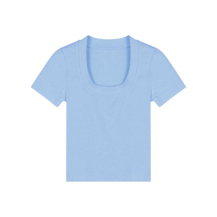 Special French Casual Versatile Solid Color U-Neck Clavicle Short Top Women s Summer Inner Spice Girls Small Short Sleeve T-Shirt XL дитини синього кольору
Special French Casual Versatile Solid Color U-Neck Clavicle Short Top Women s Summer Inner Spice Girls Small Short Sleeve T-Shirt XL дитини синього кольору