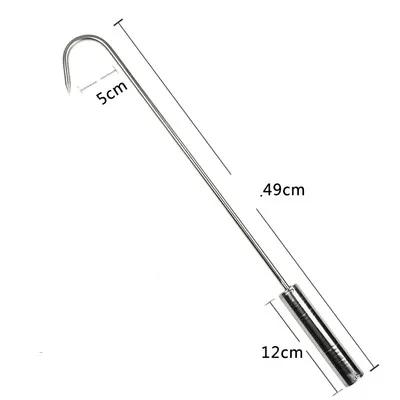 Stainless Steel and Wood Handle T word sharp meat Hooks for BBQ Kitchen Accessories supplies Barbecue Tools welding tools gadget 1 pcs
Stainless Steel and Wood Handle T word sharp meat Hooks for BBQ Kitchen Accessories supplies Barbecue Tools welding tools gadget 1 pcs