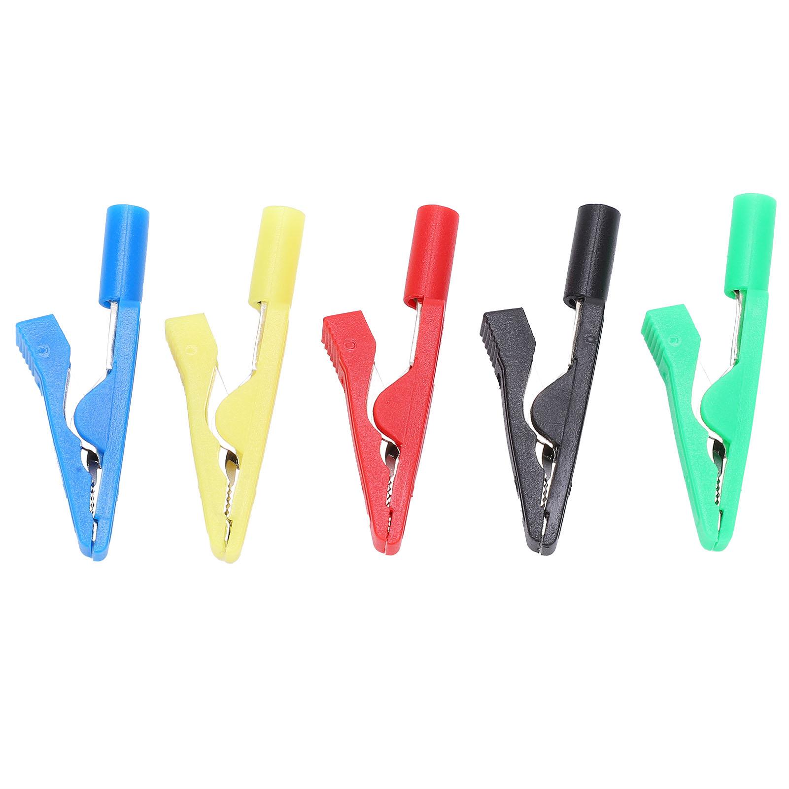 U16 2mm Tail Jack Crocodilian Clip with Needle Jack Red Black YellowGreen Blue Insulated Clip
U16 2mm Tail Jack Crocodilian Clip with Needle Jack Red Black YellowGreen Blue Insulated Clip