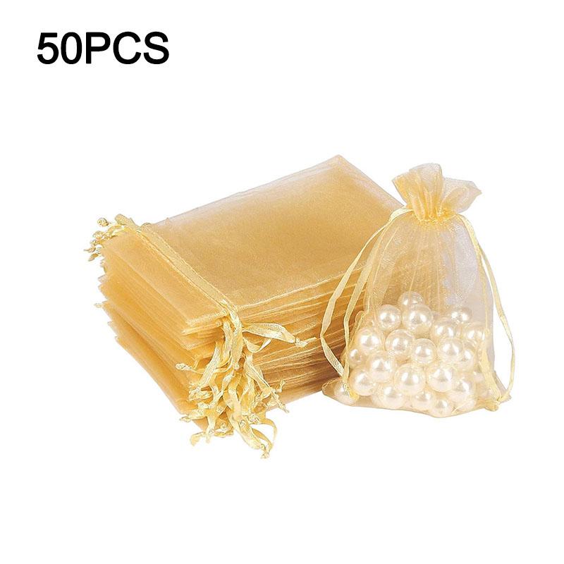 New 50/100pcs Organza Bags Multicolor Jewelry Packaging Bag Sachets for Jewelry Gift Bags Jewelry Pouch SSBZD01 5X7cm-
New 50/100pcs Organza Bags Multicolor Jewelry Packaging Bag Sachets for Jewelry Gift Bags Jewelry Pouch SSBZD01 5X7cm-
