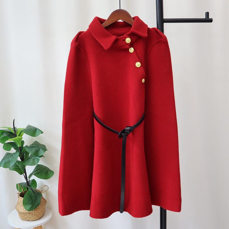 Осень и зима новый темперамент вязаный двусторонний шерстяной платок-пальто пояс свитер куртка женская one size fits all красный
Осень и зима новый темперамент вязаный двусторонний шерстяной платок-пальто пояс свитер куртка женская one size fits all красный
