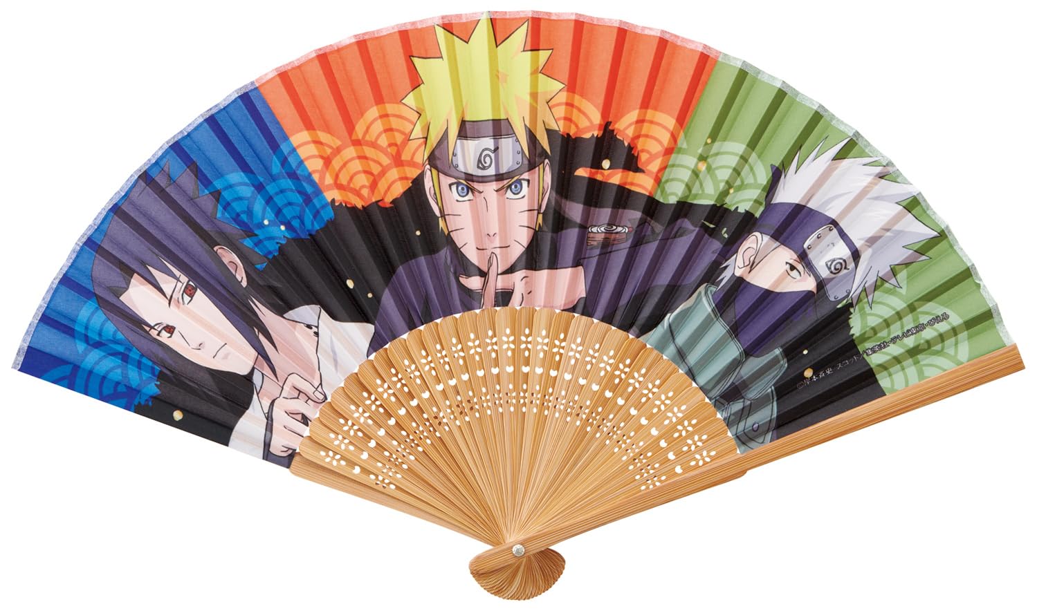 Skater bamboo fan featuring Naruto characters for Japanese-style (ZSS1-A) boys.
Skater bamboo fan featuring Naruto characters for Japanese-style (ZSS1-A) boys.