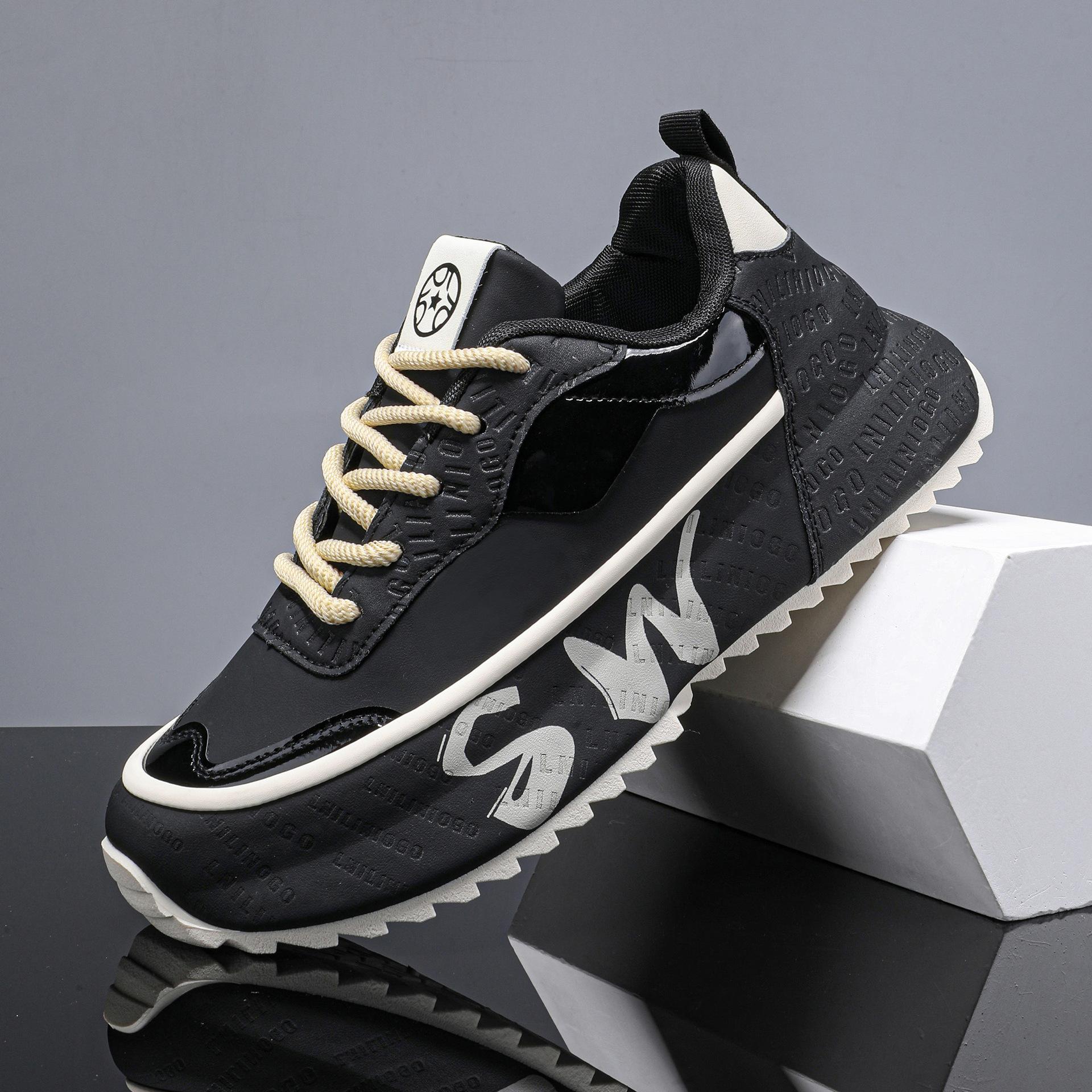 Simple style men s shoes spring new daily out low-top thick-soled non-slip wear-resistant design casual sports dad shoes 39 чорний
Simple style men s shoes spring new daily out low-top thick-soled non-slip wear-resistant design casual sports dad shoes 39 чорний