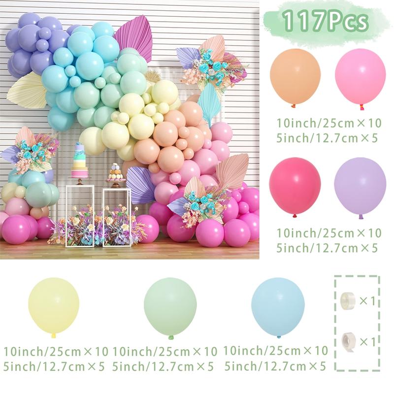 107pcs Macaron Color Balloon Garland Arch Kit Wedding Birthday Party Decor Ballon 1st Birthday Kids Baby Shower Latex Baloons balloon set
107pcs Macaron Color Balloon Garland Arch Kit Wedding Birthday Party Decor Ballon 1st Birthday Kids Baby Shower Latex Baloons balloon set