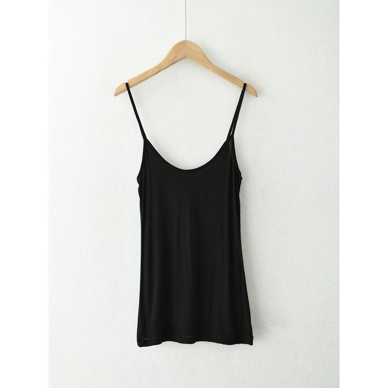 Spaghetti Strap Vest Sling Women Summer Skin-friendly Breathable Vest Om15 400 Match Inner wear Modal Bottoming Shirt a Black 38
Spaghetti Strap Vest Sling Women Summer Skin-friendly Breathable Vest Om15 400 Match Inner wear Modal Bottoming Shirt a Black 38