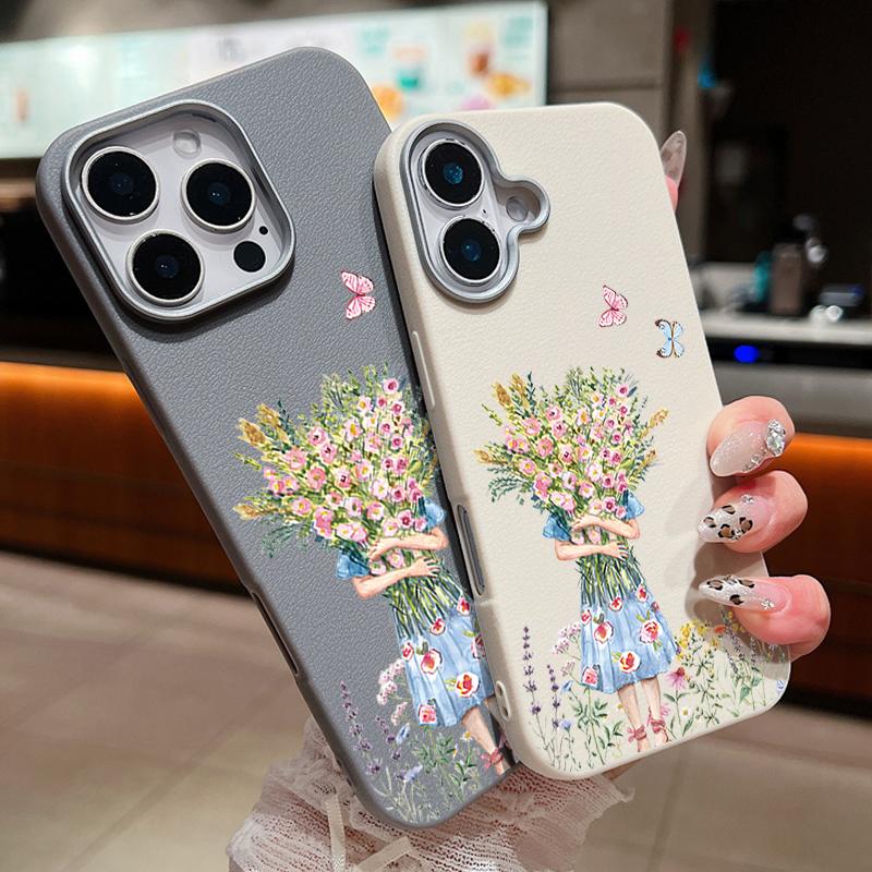 Тонкий чехол с цветочным принтом и текстурой из кожи для iPhone 16 Pro Max 15 Pro 14 13 12 11 TPU, мягкий противоударный матовый чехол для телефона iPhone 16 чёрный
Тонкий чехол с цветочным принтом и текстурой из кожи для iPhone 16 Pro Max 15 Pro 14 13 12 11 TPU, мягкий противоударный матовый чехол для телефона iPhone 16 чёрный