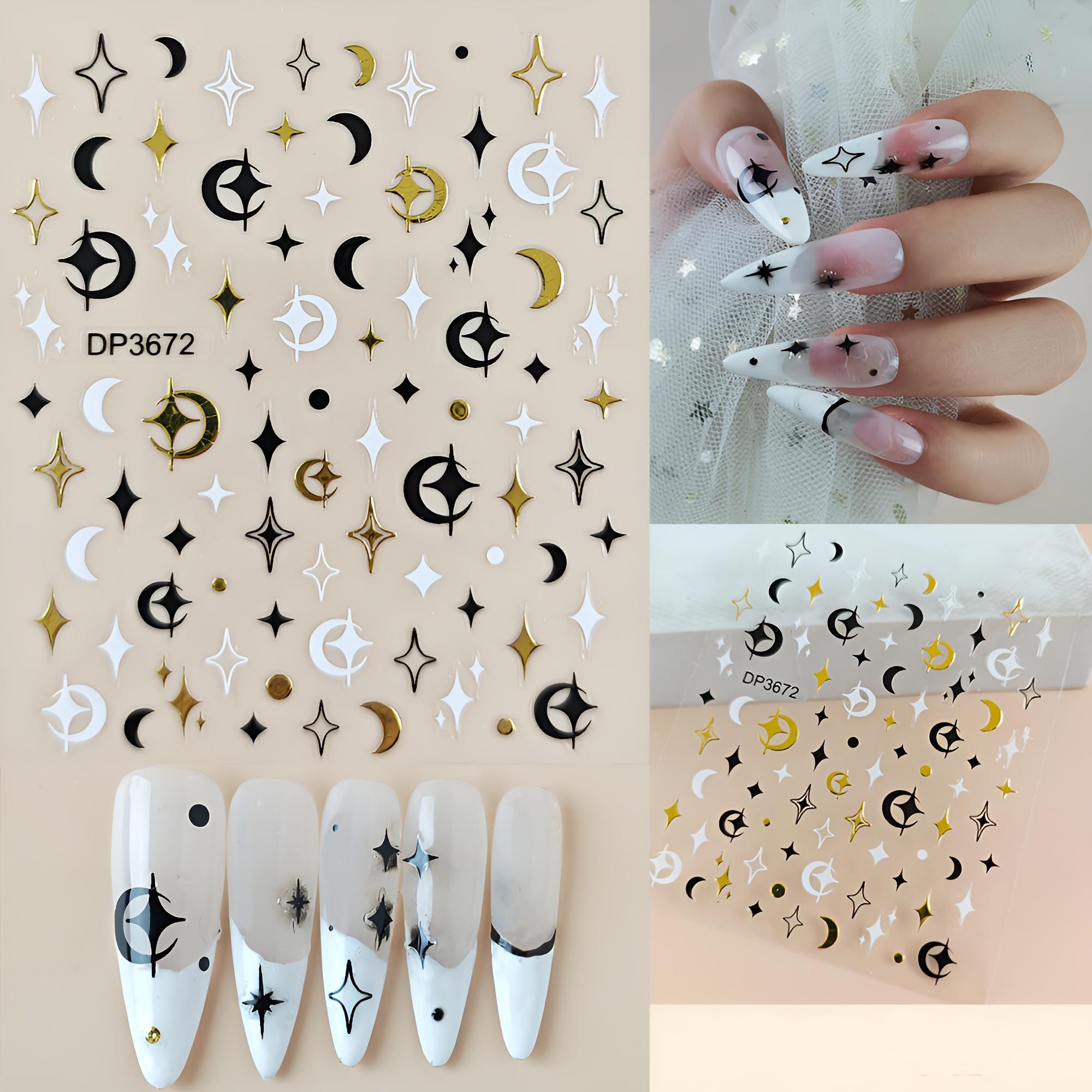 1pc Nail Art Stickers Decals - Embroidered 3D Golden Foil Hearts, Stars & Butterflies, Nail Decor - DIY Manicure Accessories
1pc Nail Art Stickers Decals - Embroidered 3D Golden Foil Hearts, Stars & Butterflies, Nail Decor - DIY Manicure Accessories