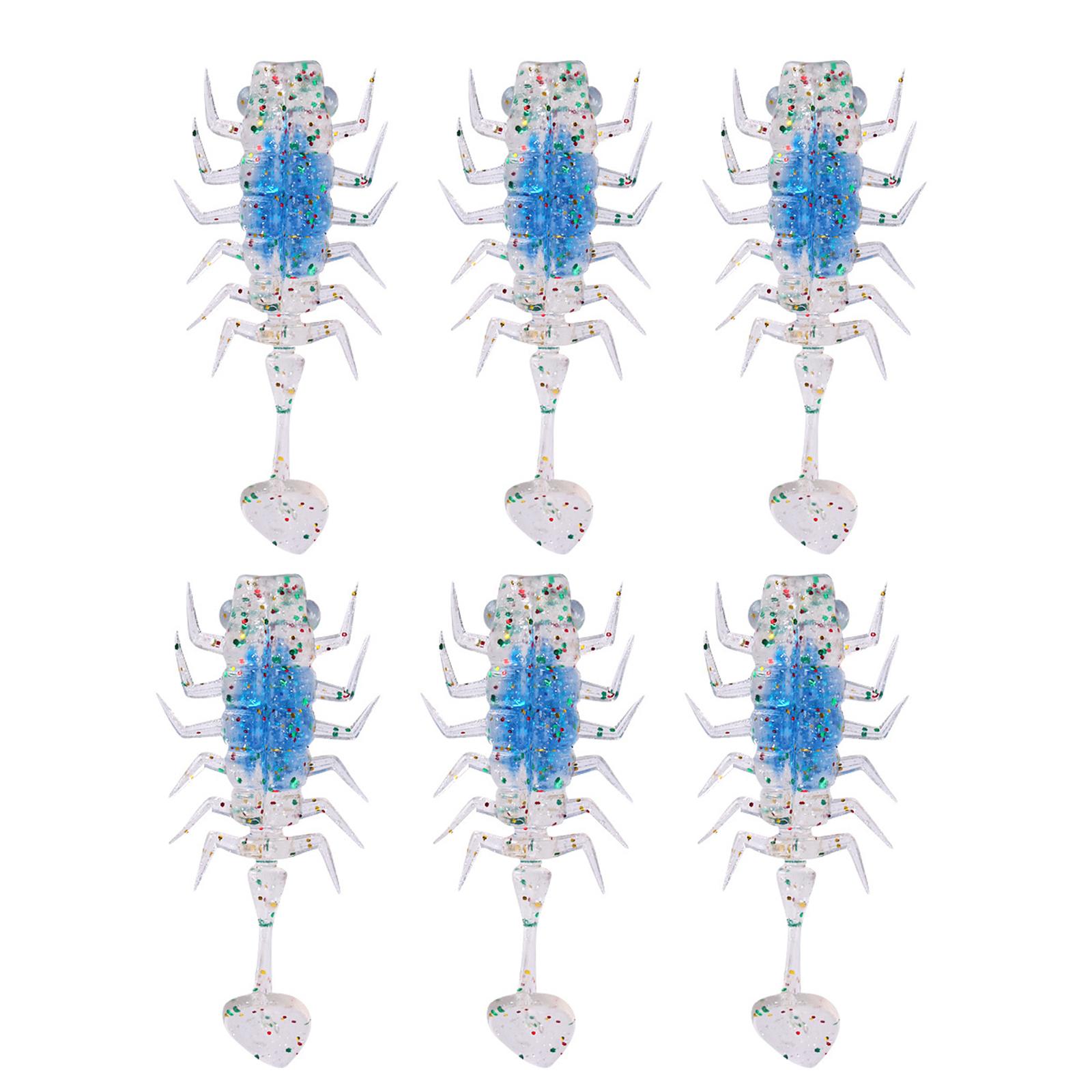 6Pcs Float Fishing Lure Paddle Tail Swimbaits Simulation Centipede Bait Floating Artificial Lures with Laser Sequins синий
6Pcs Float Fishing Lure Paddle Tail Swimbaits Simulation Centipede Bait Floating Artificial Lures with Laser Sequins синий