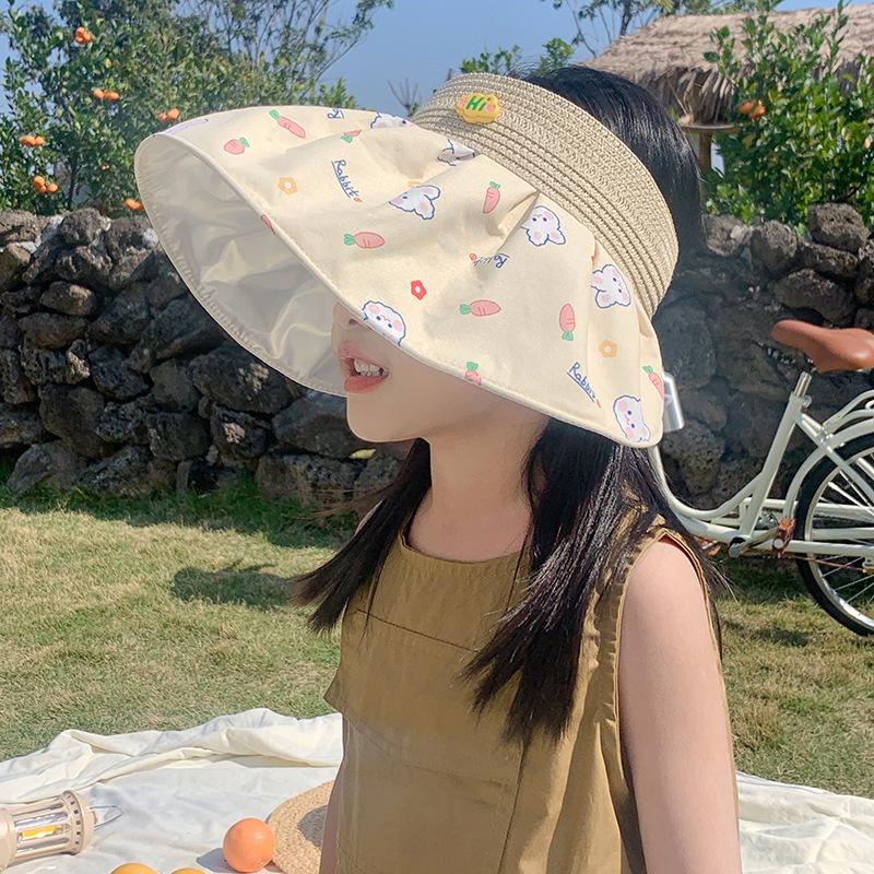 Summer Hats For Girls Children Big Brim Empty Top Sunscreen Breathable Rabbit Pattern Sweet Sun Hat Kids Foldable Sunhat New 48-54cm жовтий
Summer Hats For Girls Children Big Brim Empty Top Sunscreen Breathable Rabbit Pattern Sweet Sun Hat Kids Foldable Sunhat New 48-54cm жовтий