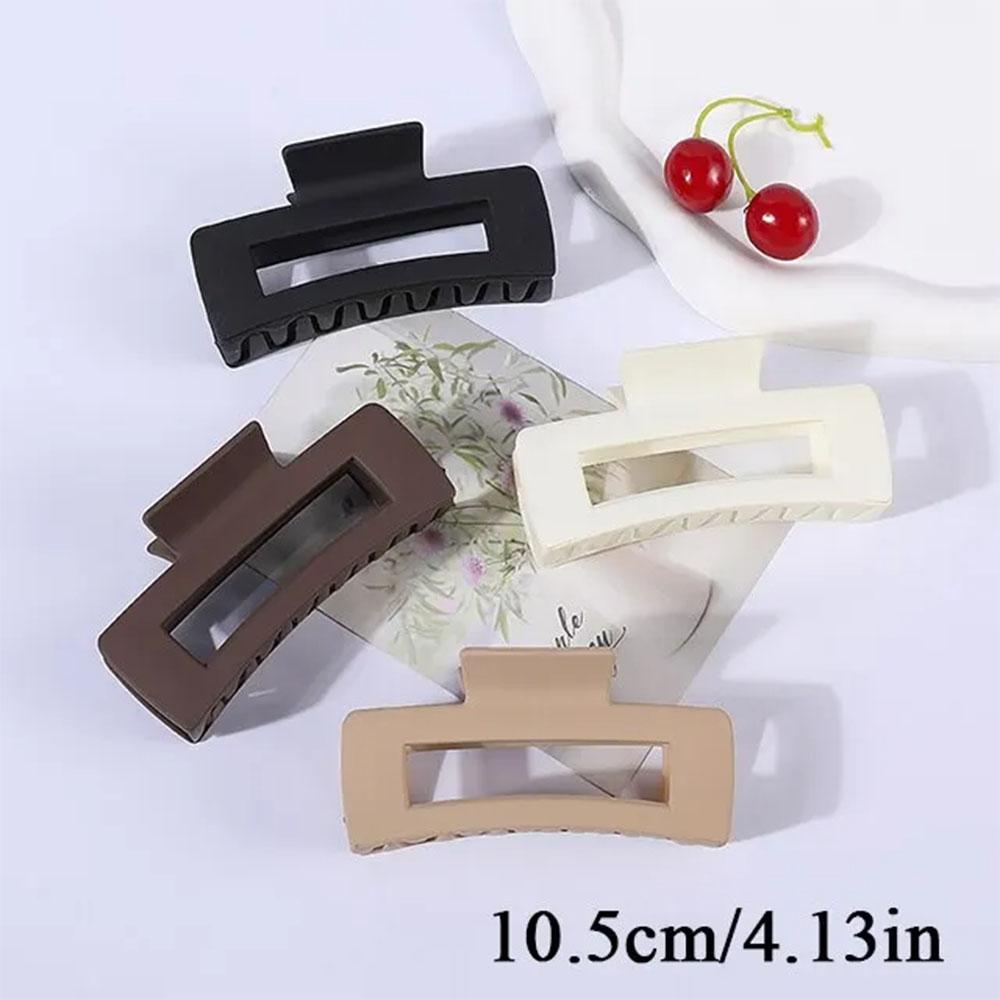 Summer Set Women Hair Claw Simple Style Solid Color Big Hair Claw Clips Square Hair Clips Rectangle Fashion Hair Accessories
Summer Set Women Hair Claw Simple Style Solid Color Big Hair Claw Clips Square Hair Clips Rectangle Fashion Hair Accessories