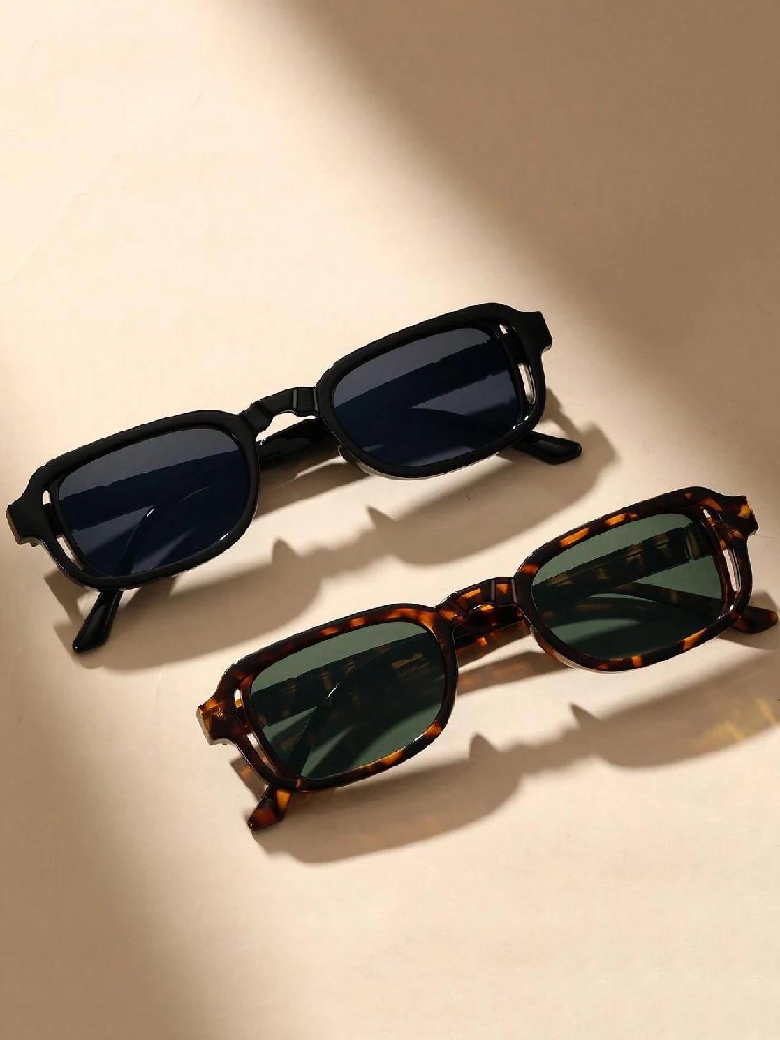 New 2PCS Plastic Fashion Oval Frame Women Sunglasses For Daily Life Men Shades Street Style Tropical Beach vacay Accessories.
New 2PCS Plastic Fashion Oval Frame Women Sunglasses For Daily Life Men Shades Street Style Tropical Beach vacay Accessories.