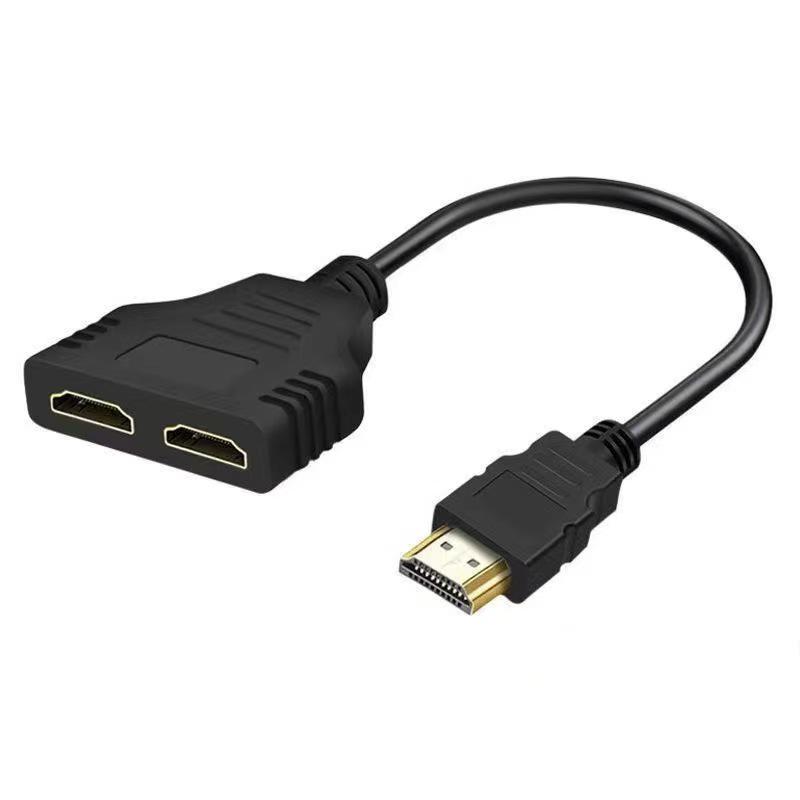 HDMI Розгалужувач один на два: Подвійний кабель-перетворювач для двох пристроїв 0.3m
HDMI Розгалужувач один на два: Подвійний кабель-перетворювач для двох пристроїв 0.3m