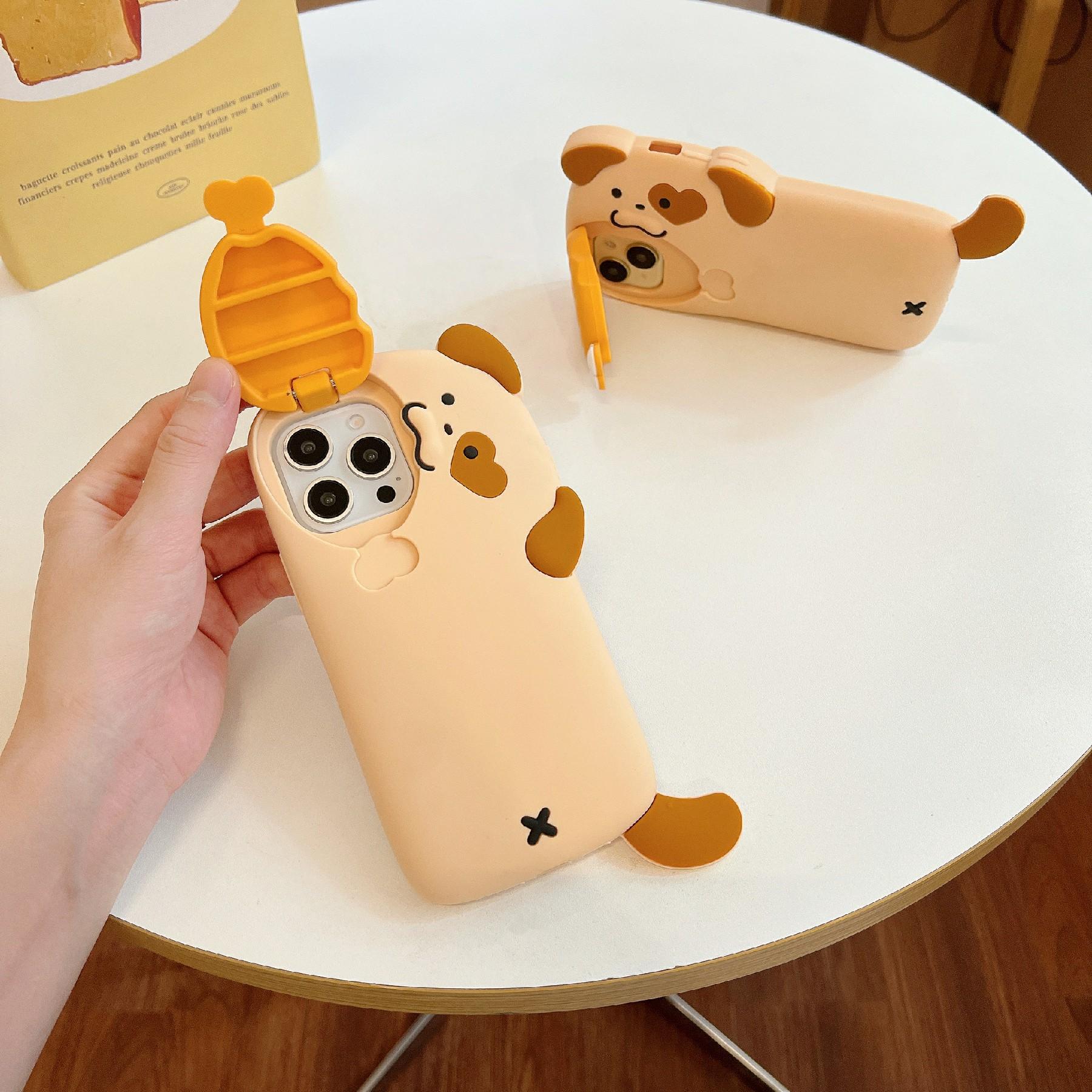 For iPhone 16 Pro Max Silicone Case Dog Eating Chicken Leg Design Lens Cover Kickstand Phone Cover As Shown A
For iPhone 16 Pro Max Silicone Case Dog Eating Chicken Leg Design Lens Cover Kickstand Phone Cover As Shown A