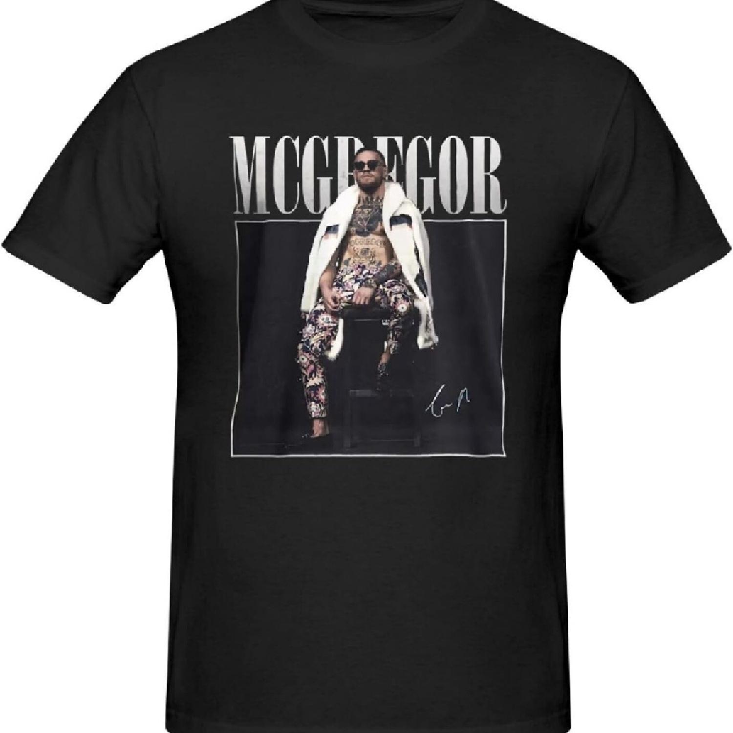 Чоловіча вільна літня футболка з круглим вирізом Conor Muisc McGregor, вінтажна футболка з графічним принтом та коротким рукавом XXXXXL чорний
Чоловіча вільна літня футболка з круглим вирізом Conor Muisc McGregor, вінтажна футболка з графічним принтом та коротким рукавом XXXXXL чорний