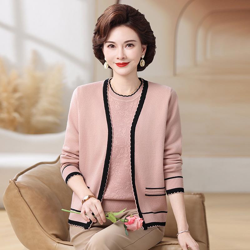 Mom s 2026 Spring Knit Cardigan Jacket: Vintage 40s-50s Style Two-Piece Set for Middle-Aged & Elderly Women, Perfect for Spring & Autumn. L (Recommended 80-100 Jin)
Mom s 2026 Spring Knit Cardigan Jacket: Vintage 40s-50s Style Two-Piece Set for Middle-Aged & Elderly Women, Perfect for Spring & Autumn. L (Recommended 80-100 Jin)