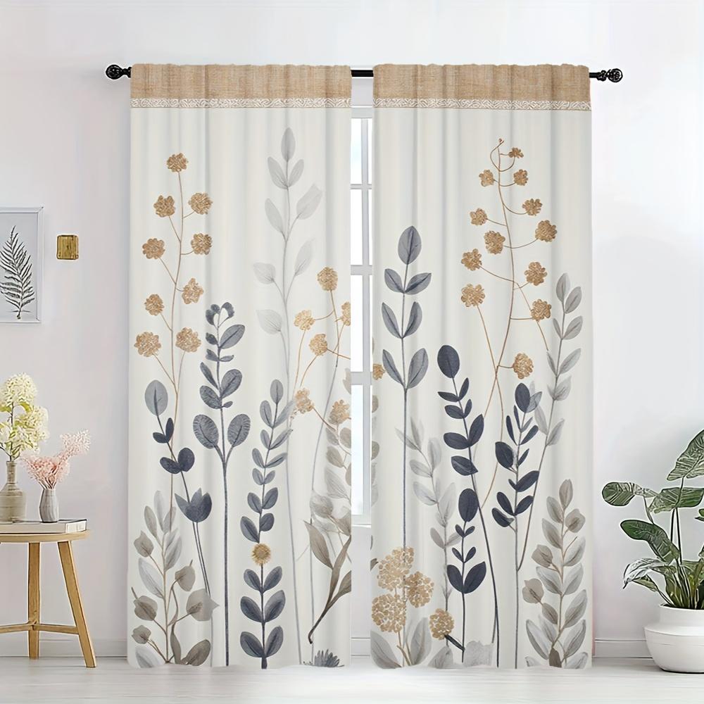 2-Pack Bohemian Print Door Curtains Fashionable Window Curtains For Bedroom, Living Room, Kitchen And Bathroom 53x116cm &2pc
2-Pack Bohemian Print Door Curtains Fashionable Window Curtains For Bedroom, Living Room, Kitchen And Bathroom 53x116cm &2pc