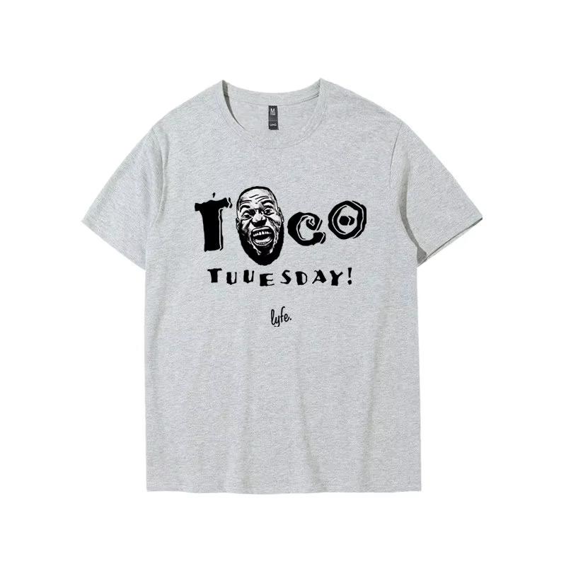 Funny Taco Tuesday LeBron James Graphic Tshirt Unisex Cotton Tee NBA Basketball Fan Casual Streetwear Short Sleeve aesthetic 4XL
Funny Taco Tuesday LeBron James Graphic Tshirt Unisex Cotton Tee NBA Basketball Fan Casual Streetwear Short Sleeve aesthetic 4XL