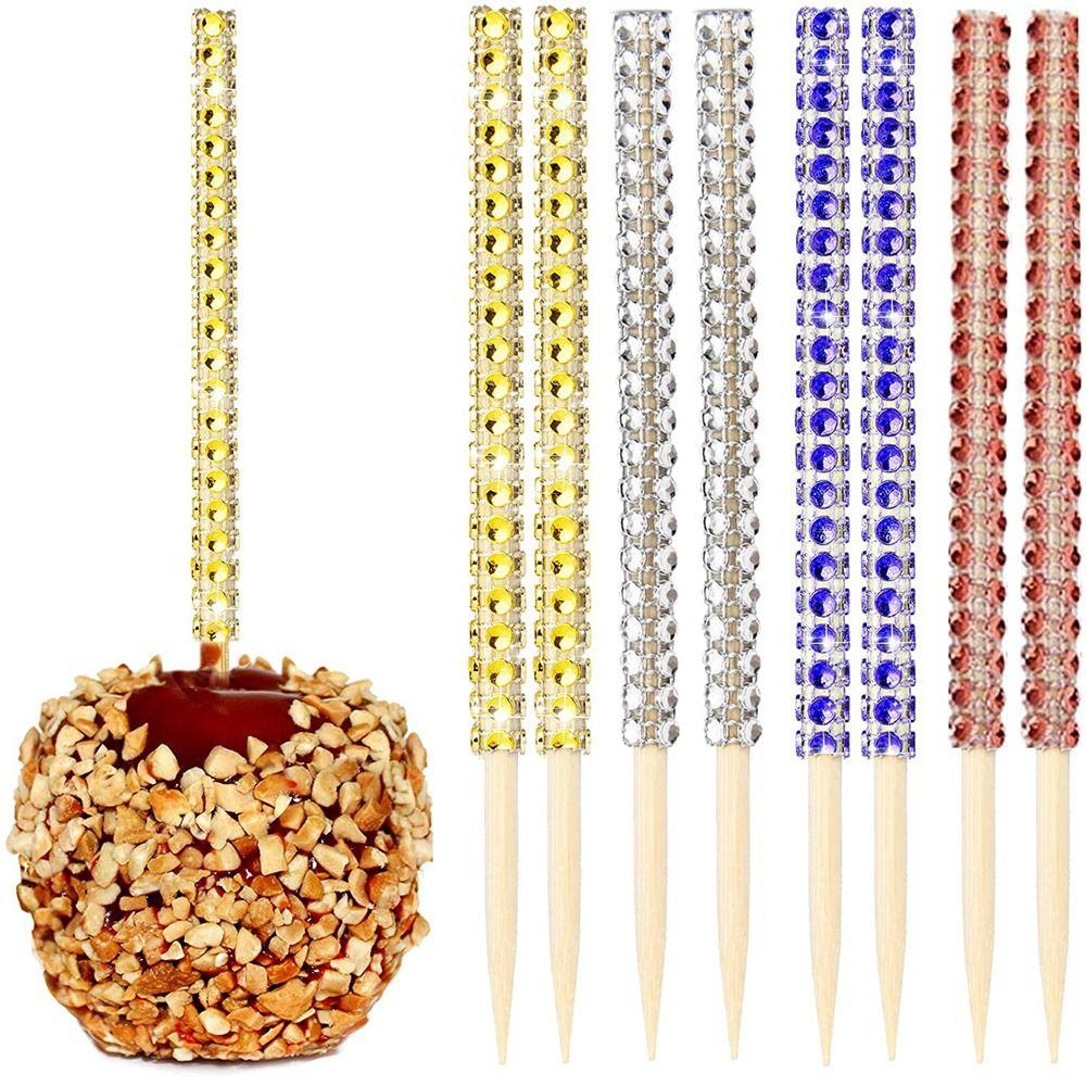 12Pcs 15cm Bling Candy Bamboo Sticks Crystal Fruit Skewer Sticks Wedding Birthday Party Decor 
12Pcs 15cm Bling Candy Bamboo Sticks Crystal Fruit Skewer Sticks Wedding Birthday Party Decor