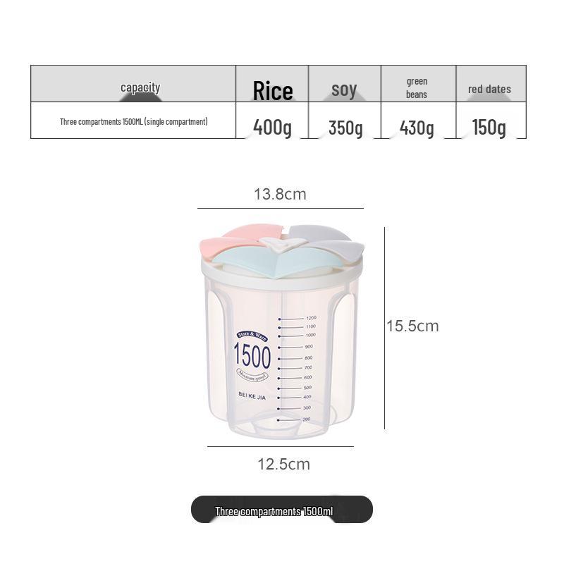 Transparent Sealed Kitchen Storage Box with Lid for Grains and Cereals
Transparent Sealed Kitchen Storage Box with Lid for Grains and Cereals