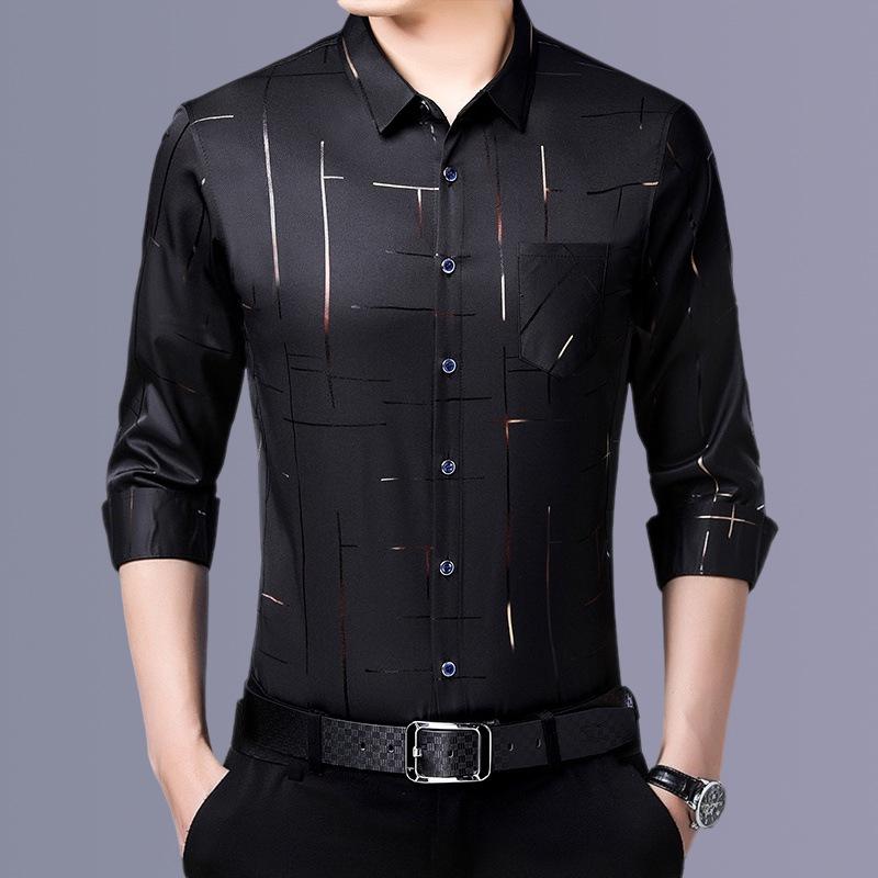 Men s Striped Long-Sleeve Shirt: Casual and Stylish for Spring and Autumn XXXXL чорний
Men s Striped Long-Sleeve Shirt: Casual and Stylish for Spring and Autumn XXXXL чорний