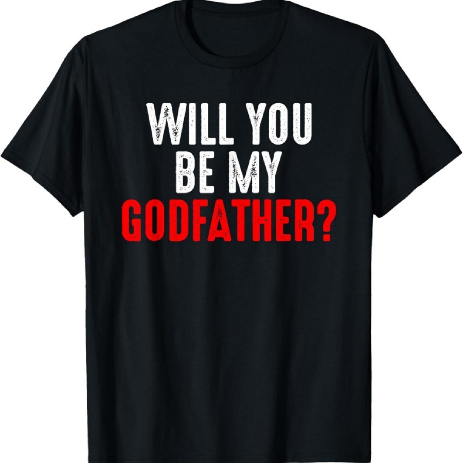 WILL YOU BE MY GODFATHER T-Shirt XXXXXL чорний
WILL YOU BE MY GODFATHER T-Shirt XXXXXL чорний