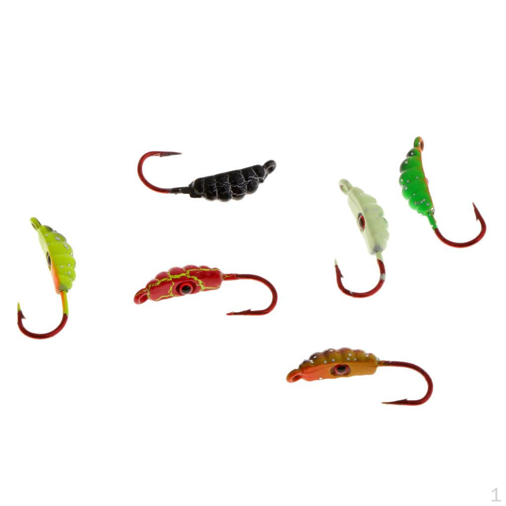 6 Pieces Winter Fishing Head Ice Hooks 22mm/
6 Pieces Winter Fishing Head Ice Hooks 22mm/