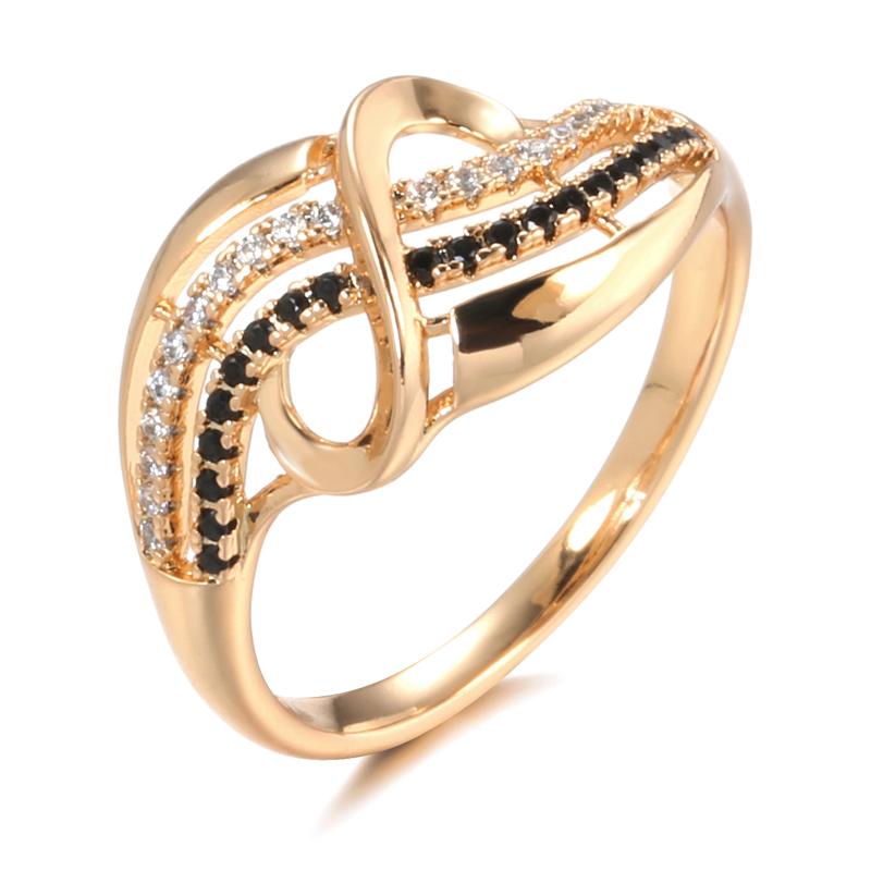 New Rose Gold With Black Natural Zircon Women Rings Geometric Lines Cross Waves Ring High Quality Daily Fine Jewelry 11
New Rose Gold With Black Natural Zircon Women Rings Geometric Lines Cross Waves Ring High Quality Daily Fine Jewelry 11