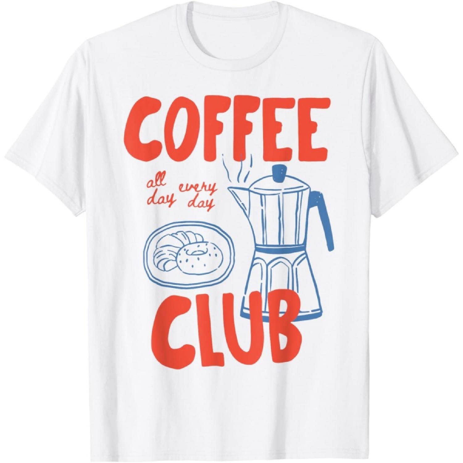 Coffee Club Retro Coffee Graphic For Coffee Lover Men Women T-Shirt XXXXXL білий
Coffee Club Retro Coffee Graphic For Coffee Lover Men Women T-Shirt XXXXXL білий