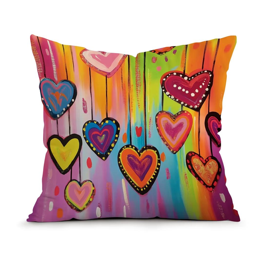 Double Sided Valentines Day Pillowcase with Red Heart Pattern Decorative Sofa Cushion Pillowcase for Romantic Home Decor 45cmx45cm
Double Sided Valentines Day Pillowcase with Red Heart Pattern Decorative Sofa Cushion Pillowcase for Romantic Home Decor 45cmx45cm