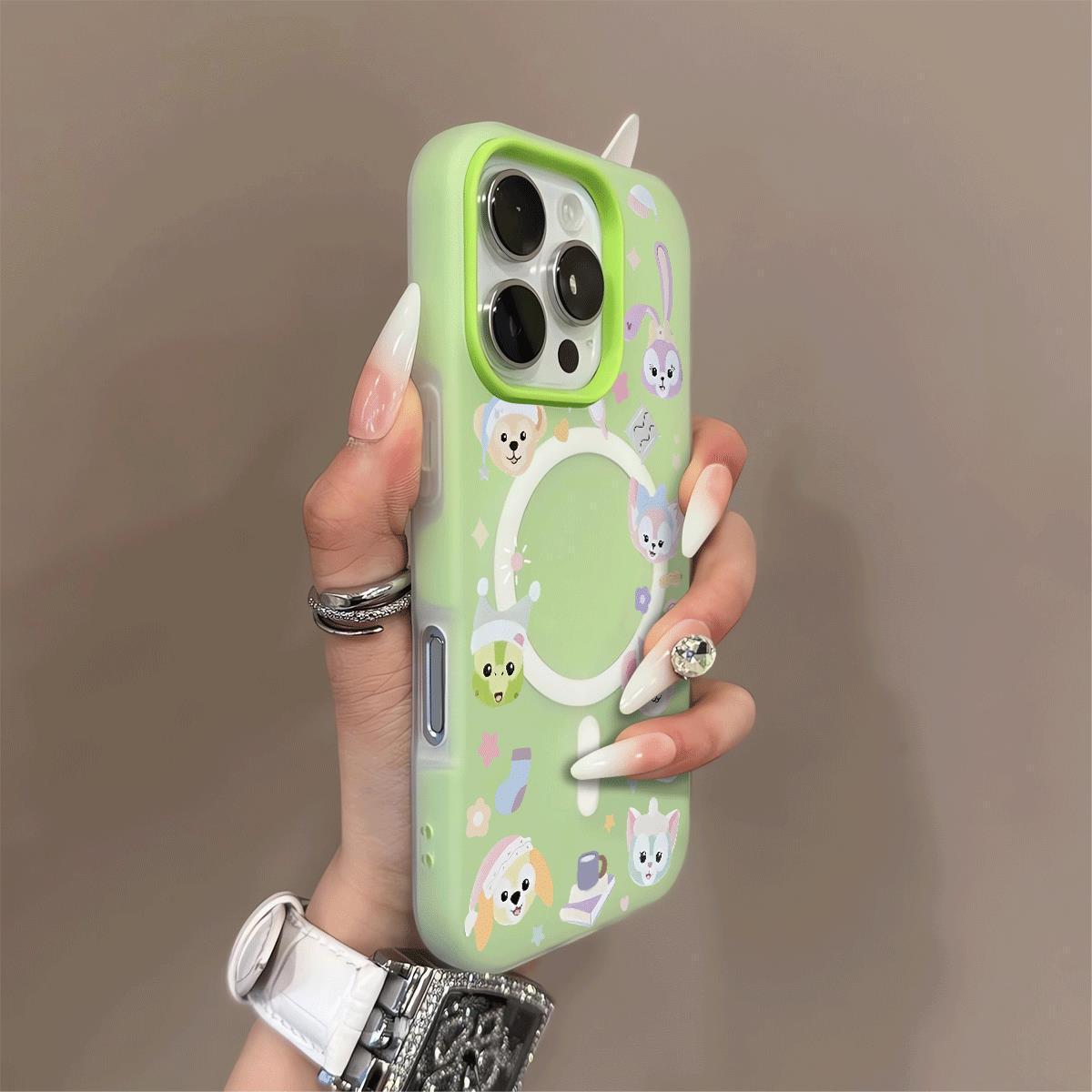 Magnetic Jelly 2-in-1 Phone Case with Hollow Back Panel Protective Case for Apple Phone Case with Stand Cute for Girls For iPhone 17PROMAX
Magnetic Jelly 2-in-1 Phone Case with Hollow Back Panel Protective Case for Apple Phone Case with Stand Cute for Girls For iPhone 17PROMAX