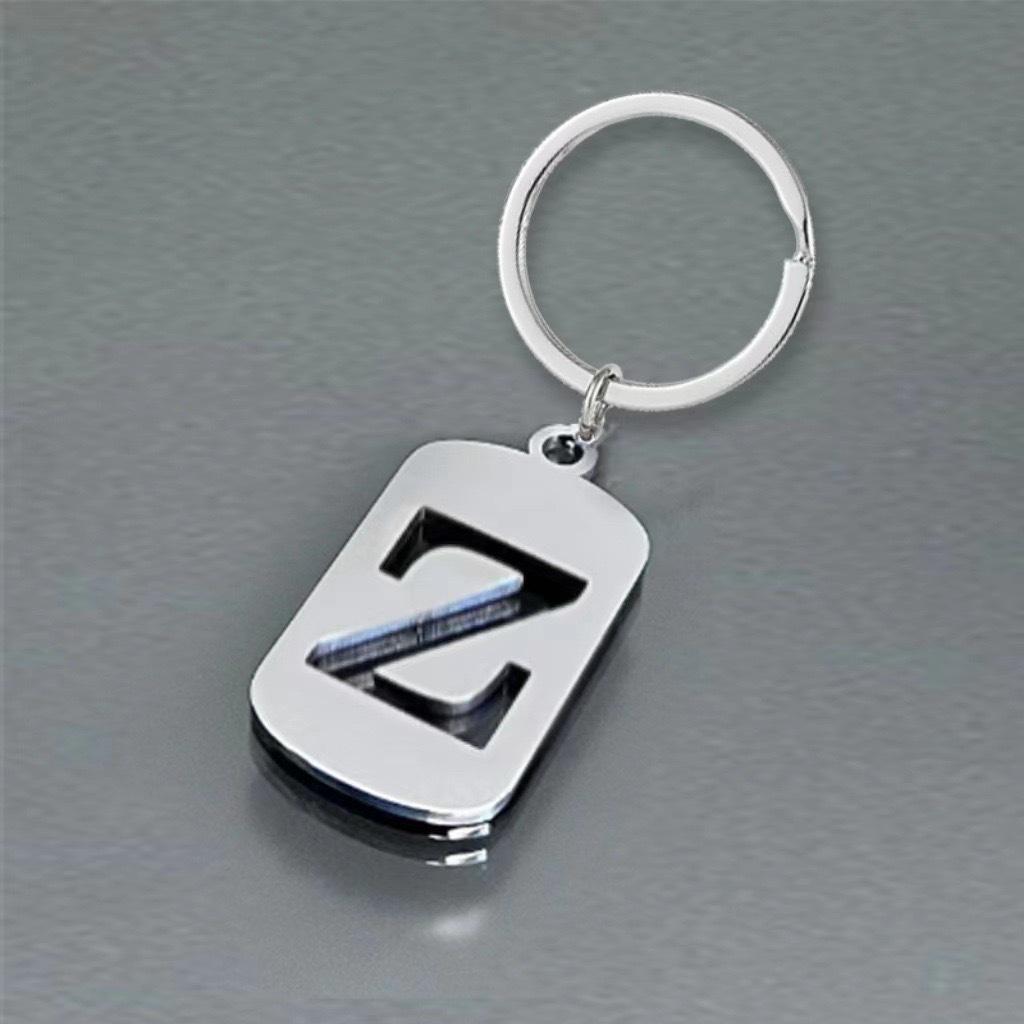 Square Pendant Keychain with Engraved Letters, Titanium Steel for Men & Women – Fashion Accessory for Backpack, Autumn/Winter
Square Pendant Keychain with Engraved Letters, Titanium Steel for Men & Women – Fashion Accessory for Backpack, Autumn/Winter