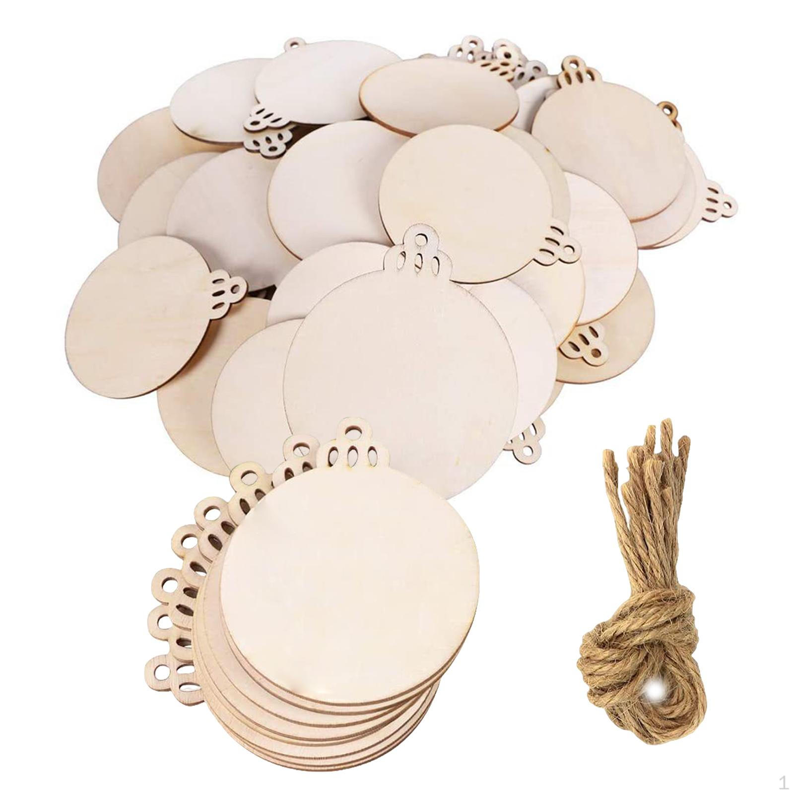 50x Christmas Wooden Round Tags Natural DIY Chips Hanging Ornaments
50x Christmas Wooden Round Tags Natural DIY Chips Hanging Ornaments