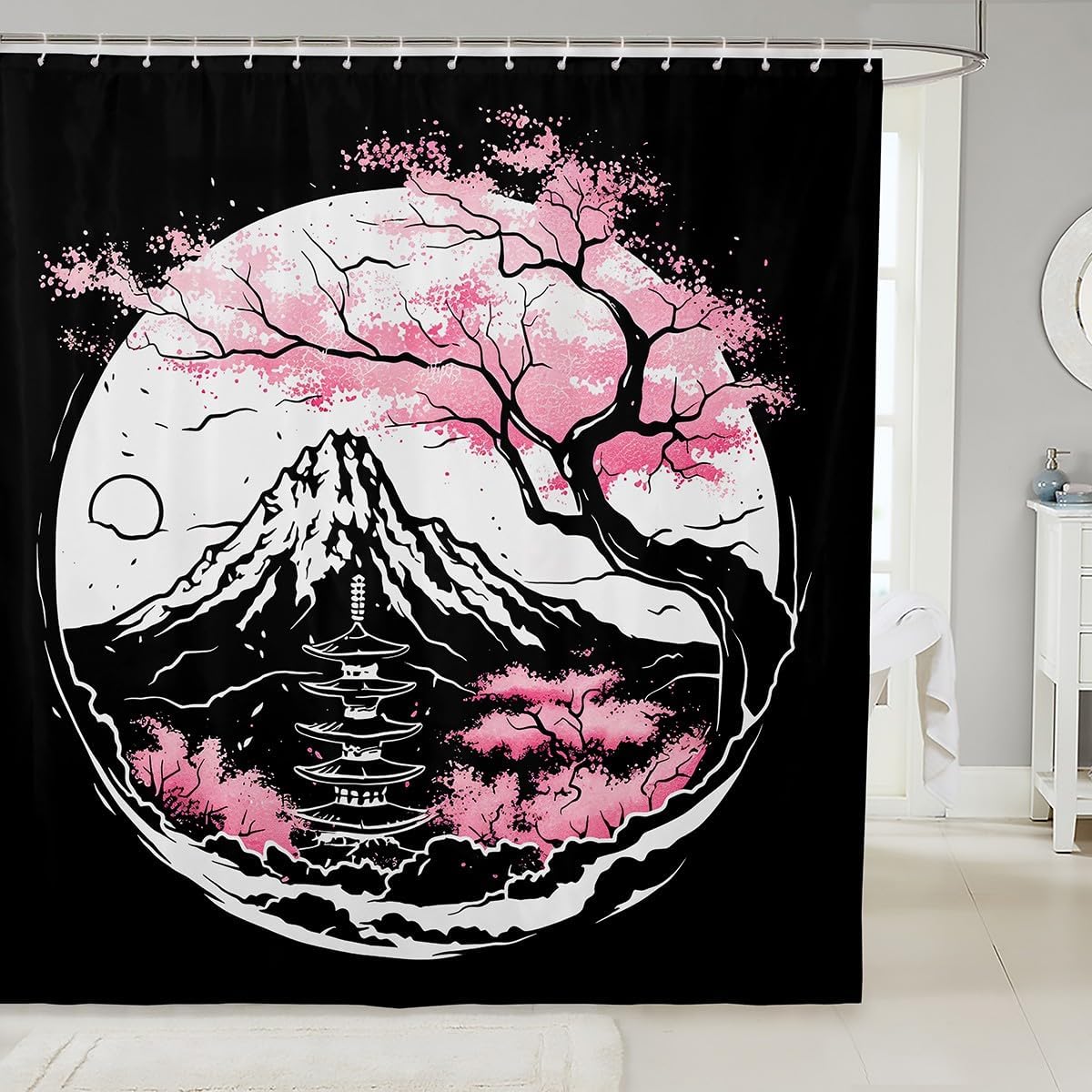 Kids Cute Corgi Shower Curtain Cherry Blossoms Bath Curtain Boys Girls Kawaii Dog Animal Pattern Sakura Flower Bathroom Shower W60H190(CM)-1 Pcs
Kids Cute Corgi Shower Curtain Cherry Blossoms Bath Curtain Boys Girls Kawaii Dog Animal Pattern Sakura Flower Bathroom Shower W60H190(CM)-1 Pcs