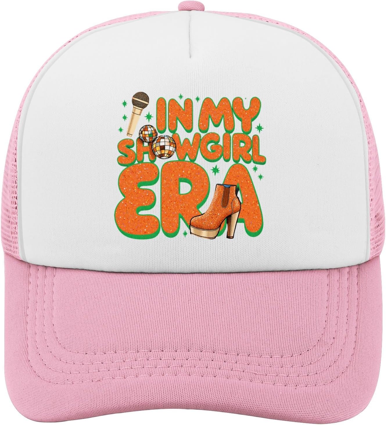 In My Showgirl Era Trucker Hat Glitter Disco Costume Baseball Cap Casual Unisex Adult Gift One Size
In My Showgirl Era Trucker Hat Glitter Disco Costume Baseball Cap Casual Unisex Adult Gift One Size