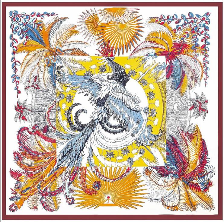 130cm New Phoenix Design Bandana Fashion Brand Scarf 100% Silk Square Scarf Shawl Women Kerchief Scarves For Ladies Hijab 130x130cm
130cm New Phoenix Design Bandana Fashion Brand Scarf 100% Silk Square Scarf Shawl Women Kerchief Scarves For Ladies Hijab 130x130cm