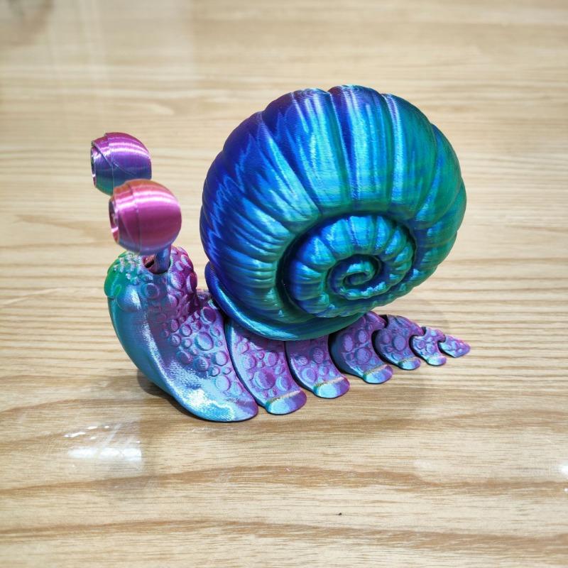 6cm 3D Printed Snail Figure Animal Model Desktop Decoration Articulated Figure Ornament Funny Doll Toy Gift
6cm 3D Printed Snail Figure Animal Model Desktop Decoration Articulated Figure Ornament Funny Doll Toy Gift