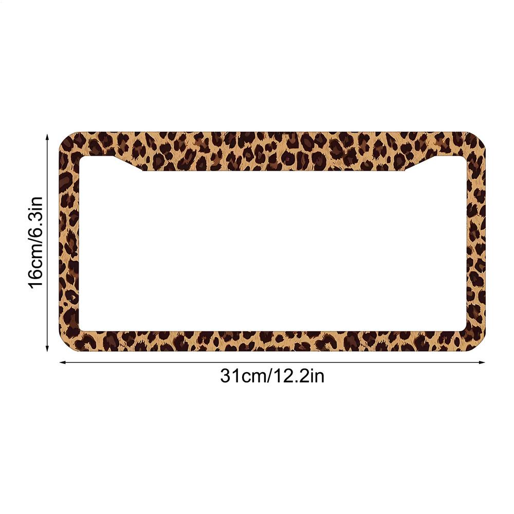 Leopard License Plate Frame Funny Animal Decorative Holder Car License Accessories For Family Friends Wife Husband Thanksgiving
Leopard License Plate Frame Funny Animal Decorative Holder Car License Accessories For Family Friends Wife Husband Thanksgiving