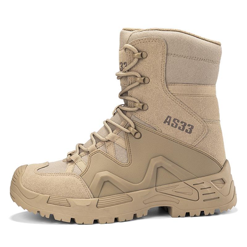 Spring and summer large-size outdoor training boots, practical shoes, waterproof and non-slip hiking men s shoes 47 пісочний
Spring and summer large-size outdoor training boots, practical shoes, waterproof and non-slip hiking men s shoes 47 пісочний
