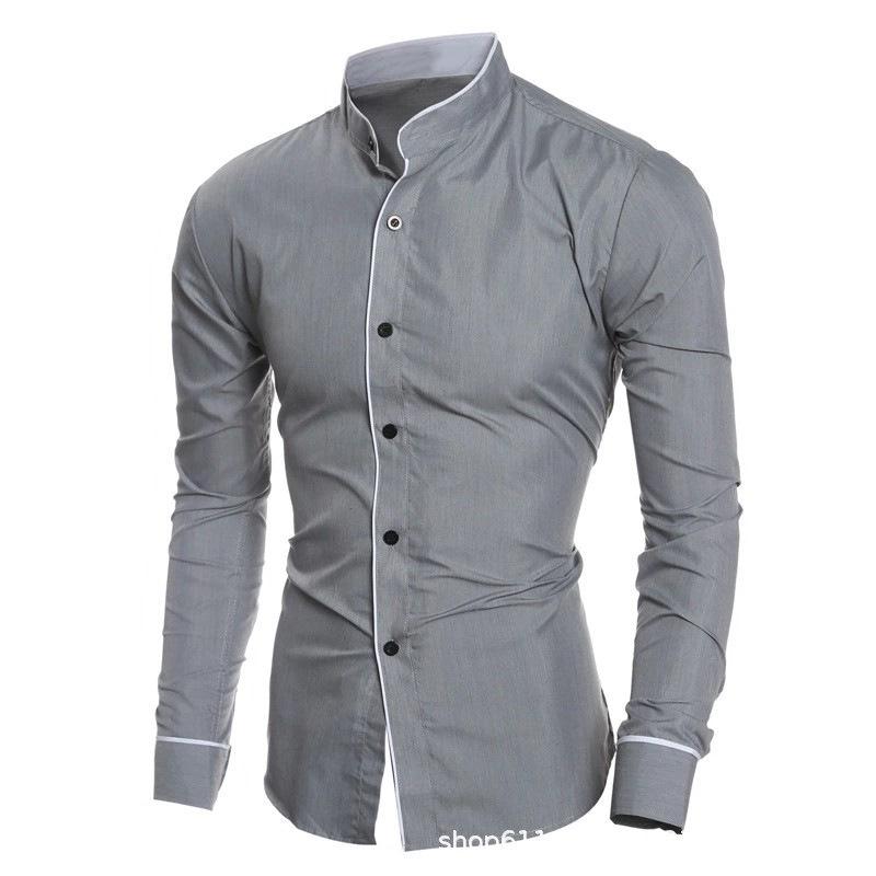 Men s Korean Style Slim Fit Long Sleeve Shirt - Casual Solid Color, New Spring Arrival M серый
Men s Korean Style Slim Fit Long Sleeve Shirt - Casual Solid Color, New Spring Arrival M серый