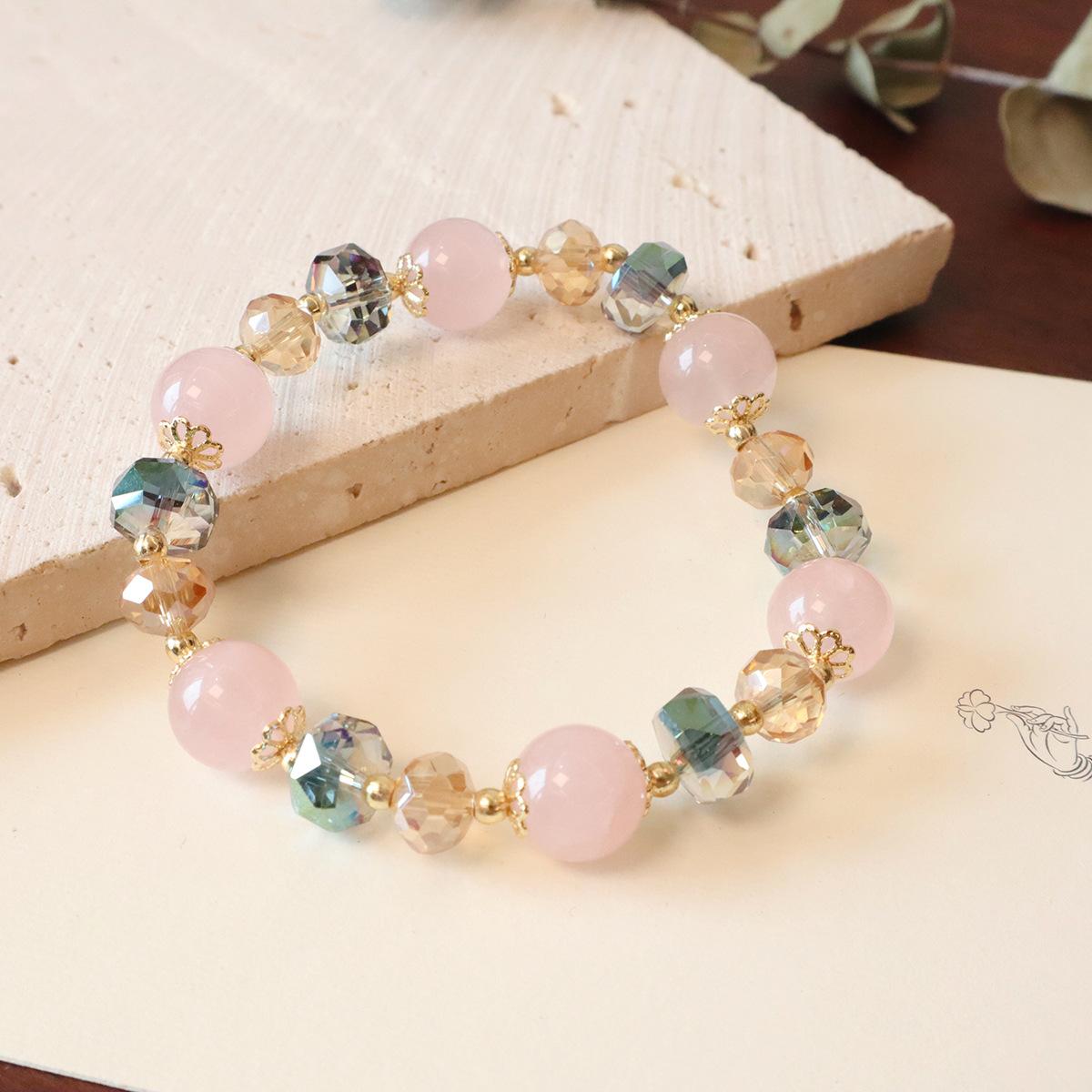 Natural strawberry crystal bracelet Bangles Women Fashion Jewelry accessories Gift
Natural strawberry crystal bracelet Bangles Women Fashion Jewelry accessories Gift
