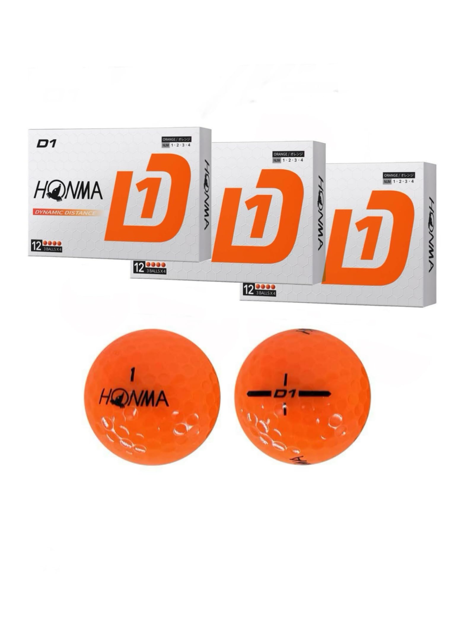 3 Dozen Orange D1 Honma Golf (Total 36 pieces) Honma Golf Ball BT2401 Flying Distance 2024 Model
3 Dozen Orange D1 Honma Golf (Total 36 pieces) Honma Golf Ball BT2401 Flying Distance 2024 Model