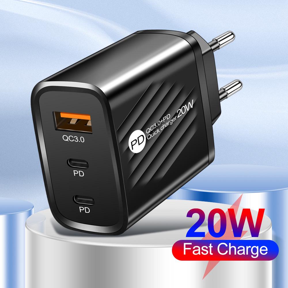 New Multi-Port USB & Dual PD Type-C Charger - US/EU/UK Travel Adapter UK - White
New Multi-Port USB & Dual PD Type-C Charger - US/EU/UK Travel Adapter UK - White